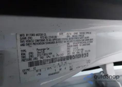 2016 Ford Focus Se из США, поврежденный, VIN 1FADP3K24GL331904